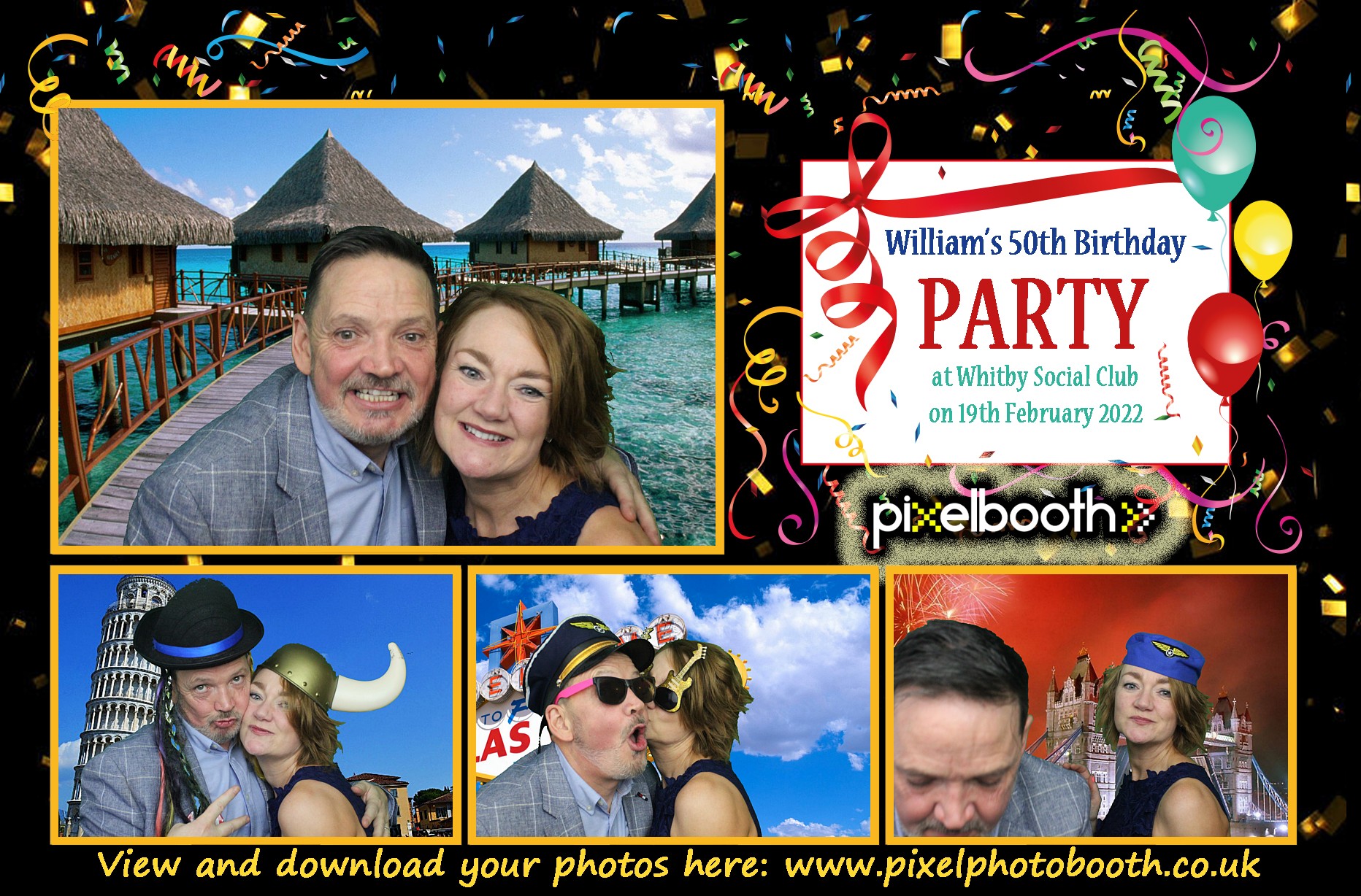 19th Feb 2022: William's 50th Birthday Party at Whitby Social Club