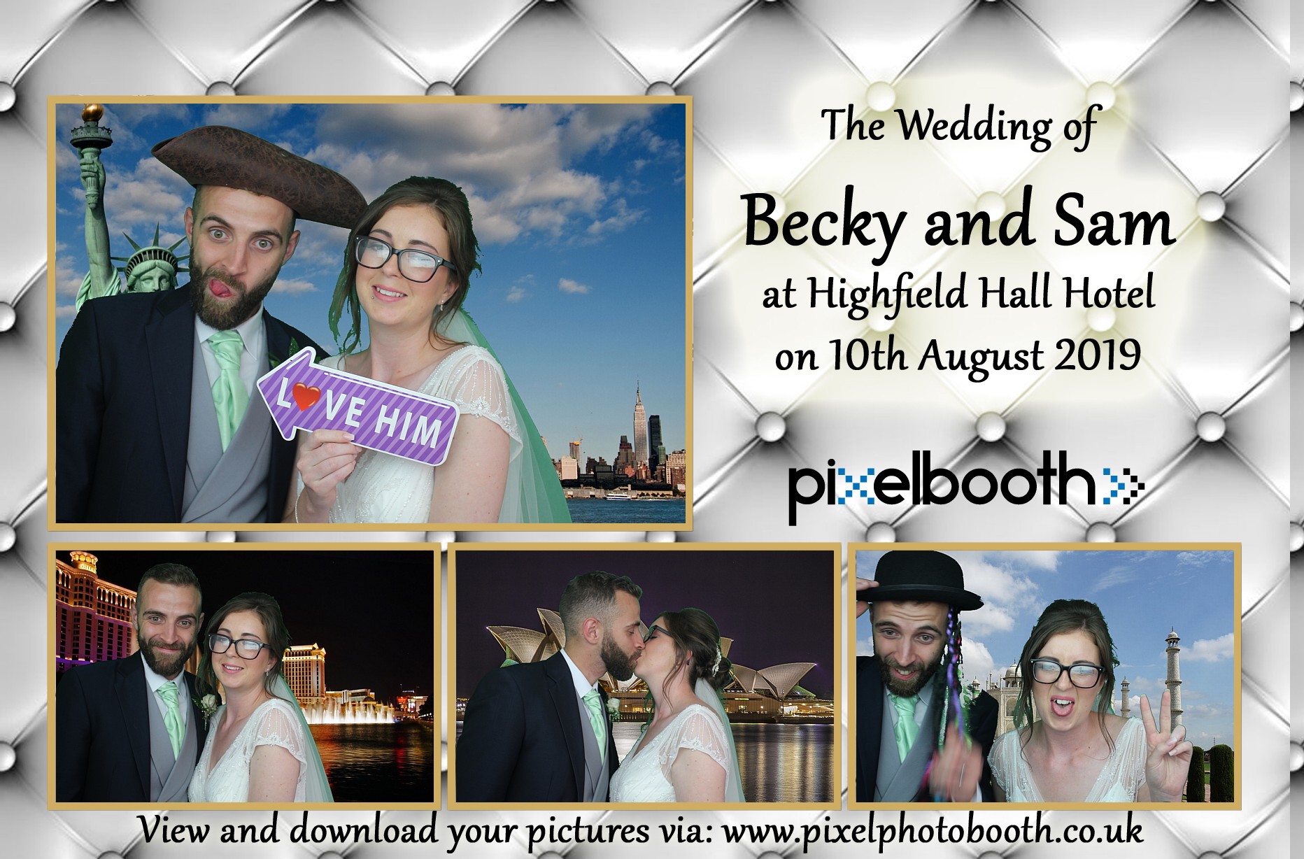 10th Aug 2019: Beck and Sam's Wedding at Highfield Hall