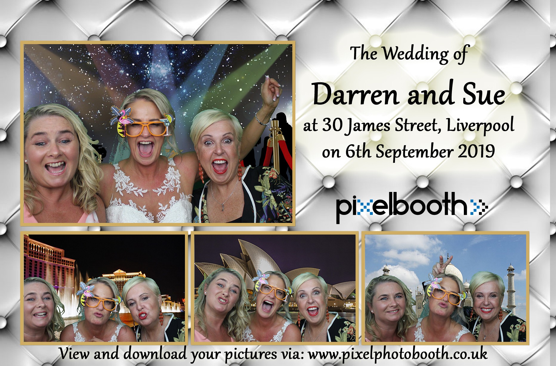6th Sept 2019: Darren and Sue's Wedding at 30 James Street