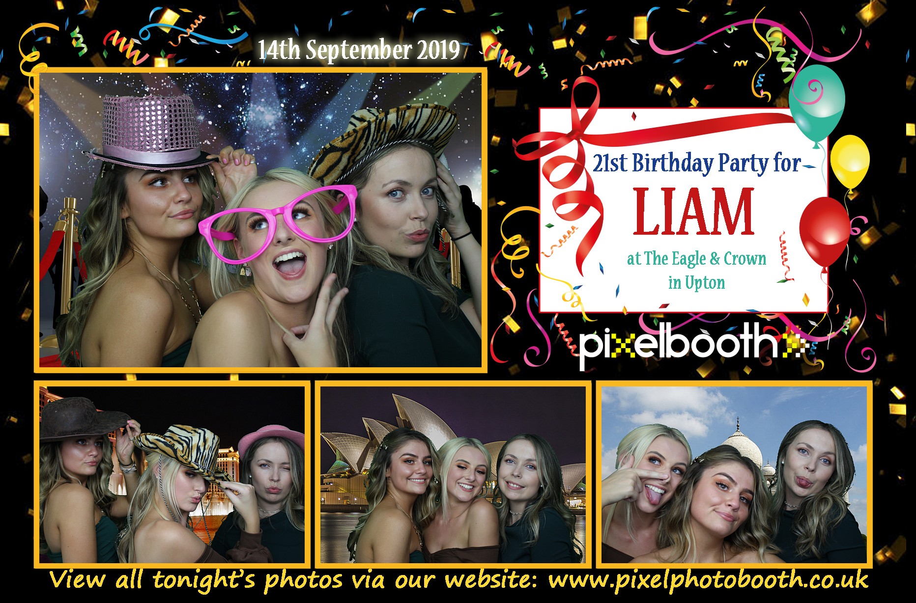 14th Sept 2019: Liam's 21st Birthday Party