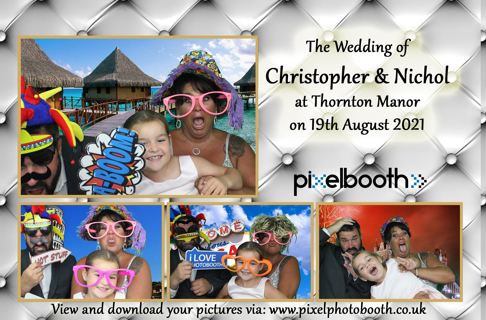 19th Aug 2021: Nichol and Chris's Wedding at Thornton Manor
