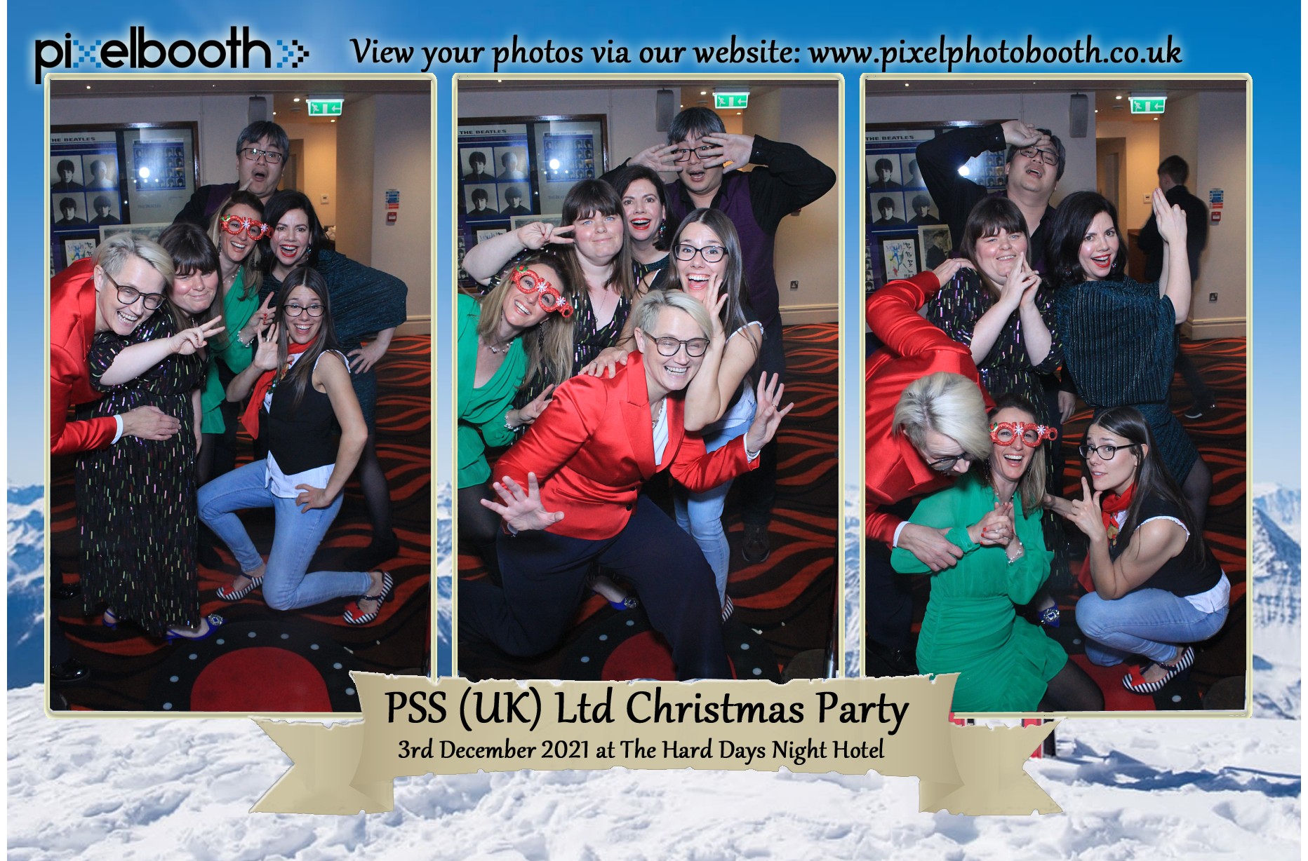 3rd Dec 2021: PSS XMas Party at The Hard Days Night Hotel
