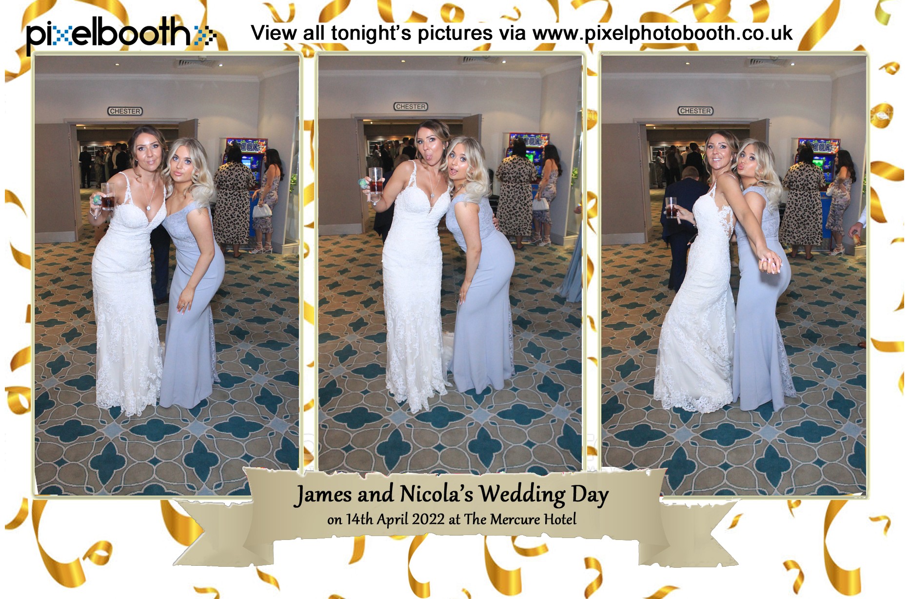14th April 2022: James and Nicola's Wedding at The Mercure Hotel