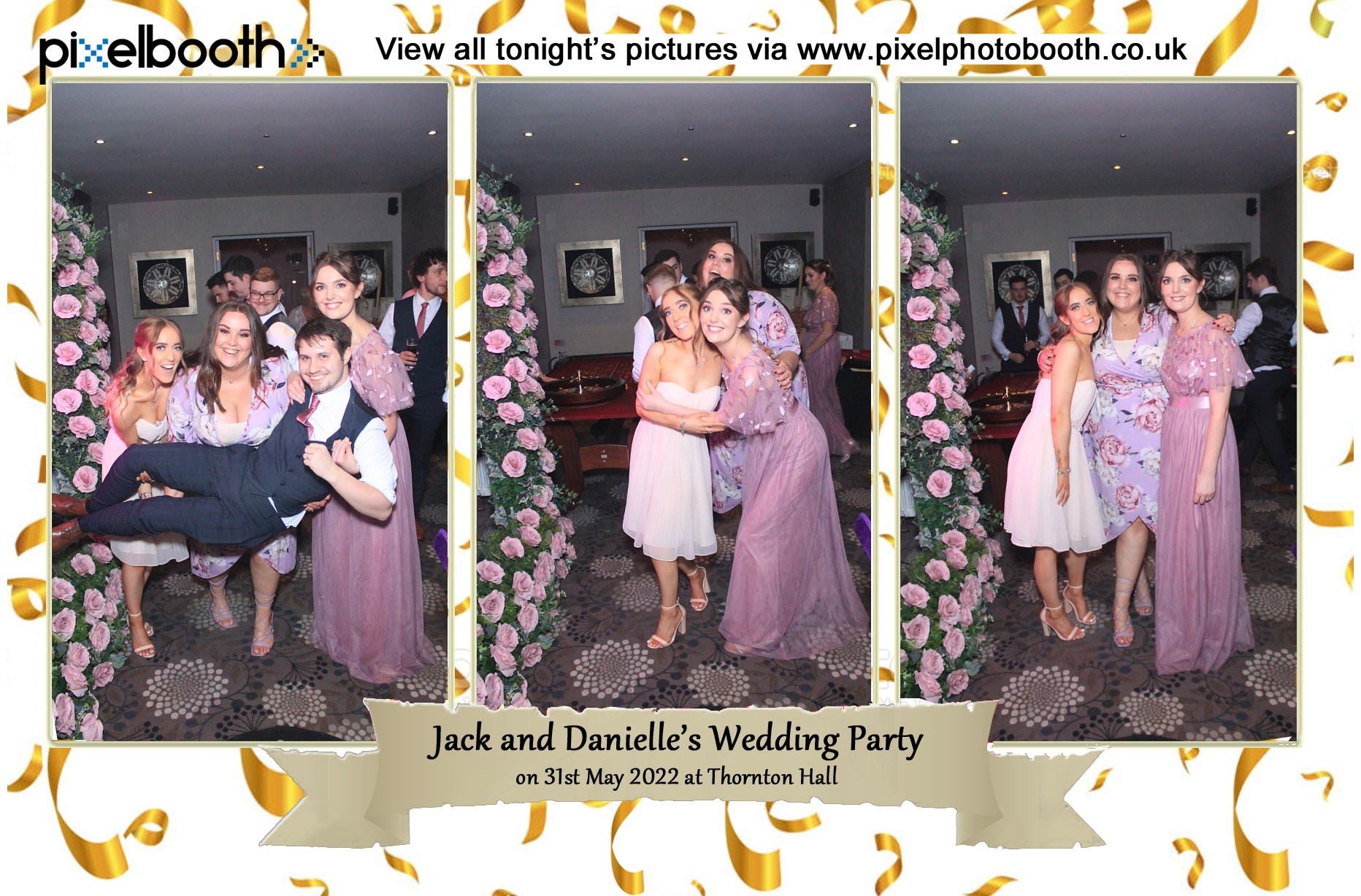 31st May 2022: Jack and Danielle's Wedding Party at Thornton Hall