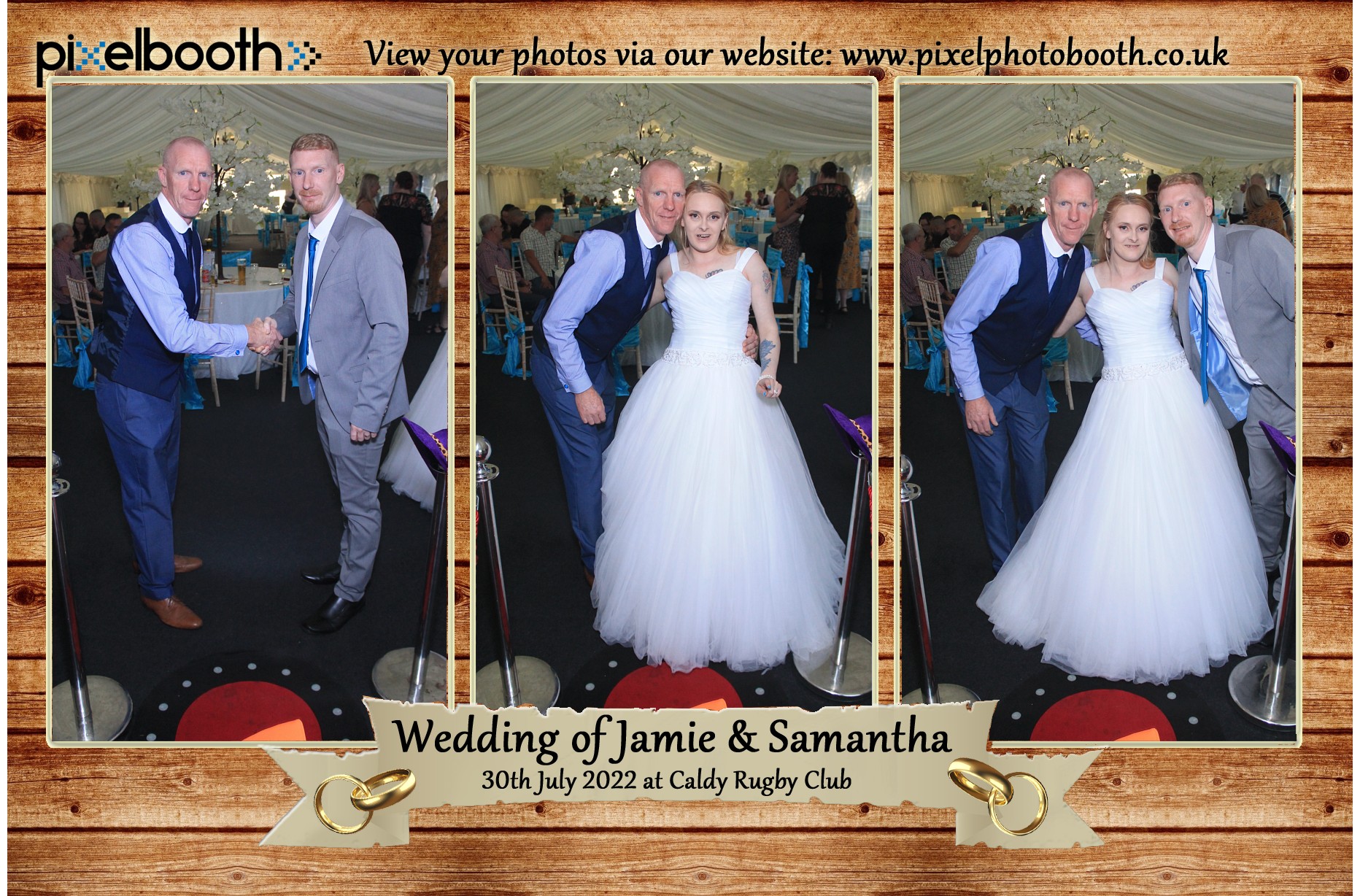 30th July 2022: Samantha and Jamie's Wedding at Caldy Rugby Club
