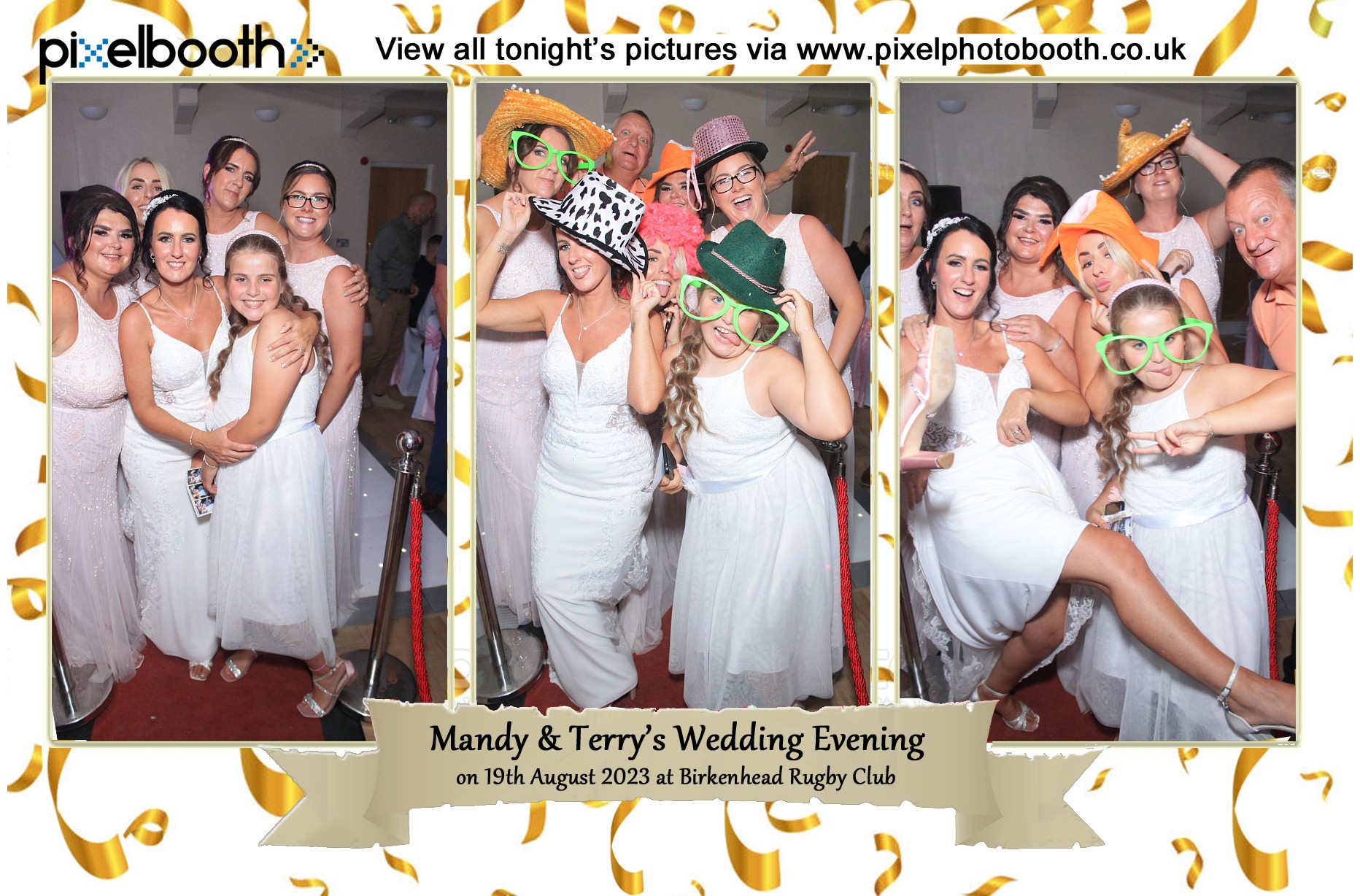 19th Aug 2023: Mandy and Terry's Wedding at Birkenhead Rugby Club
