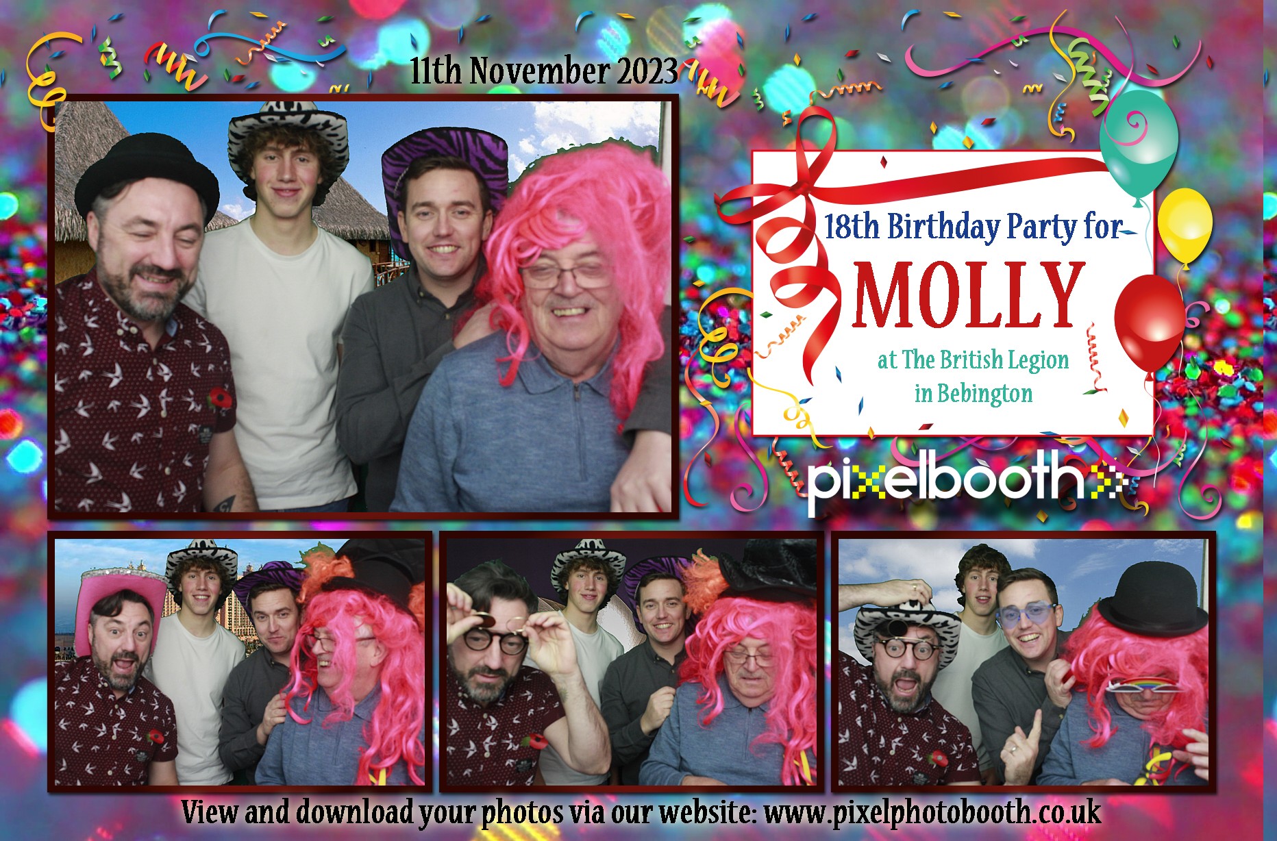11th Nov 2023: 18th for Molly at Bebington British LEgion
