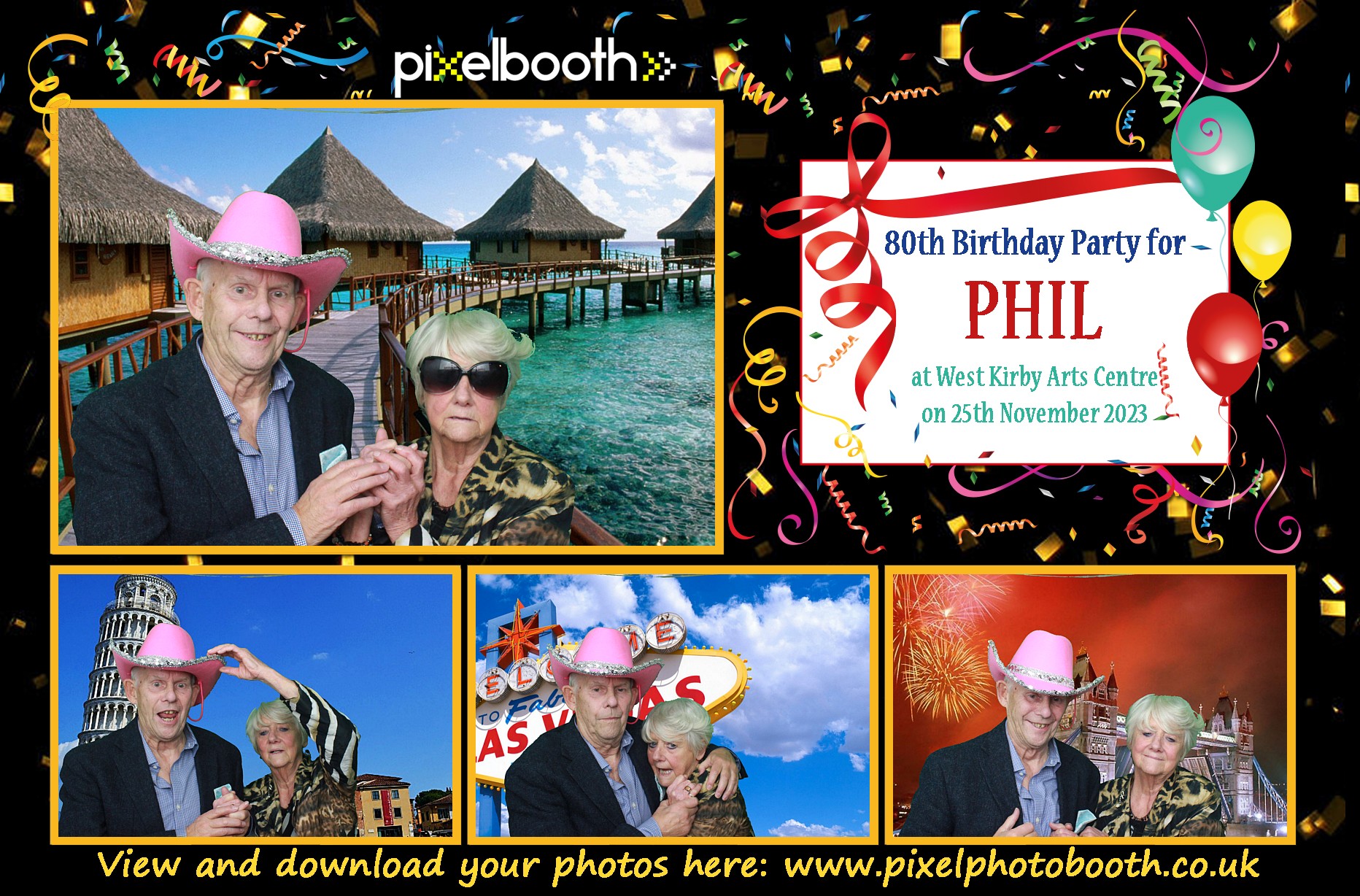 25th Nov 2023: 80th for Phil at West Kirby Arts Centre