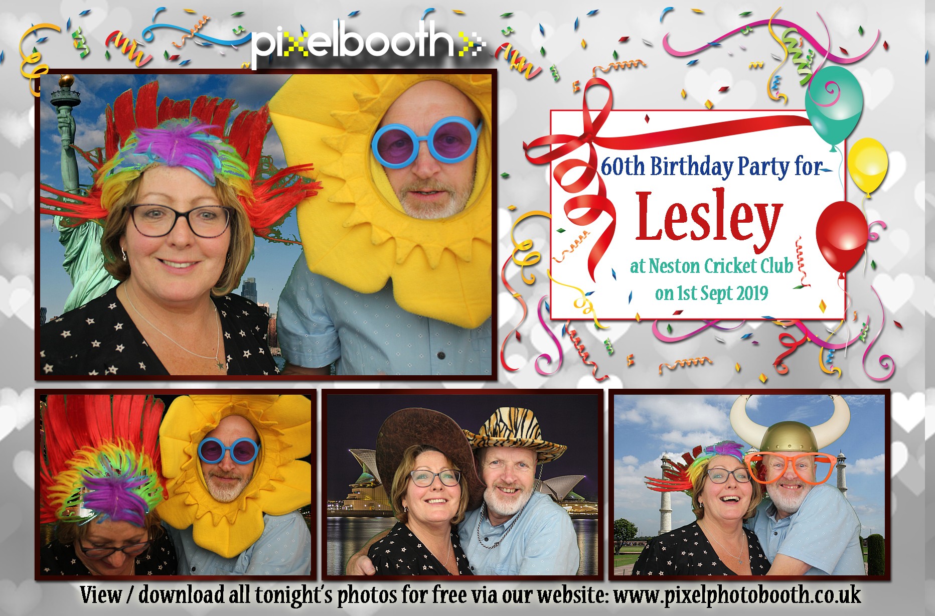 1st Sept 2019: 60th Birthday for Lesley at Neston Cricket Club