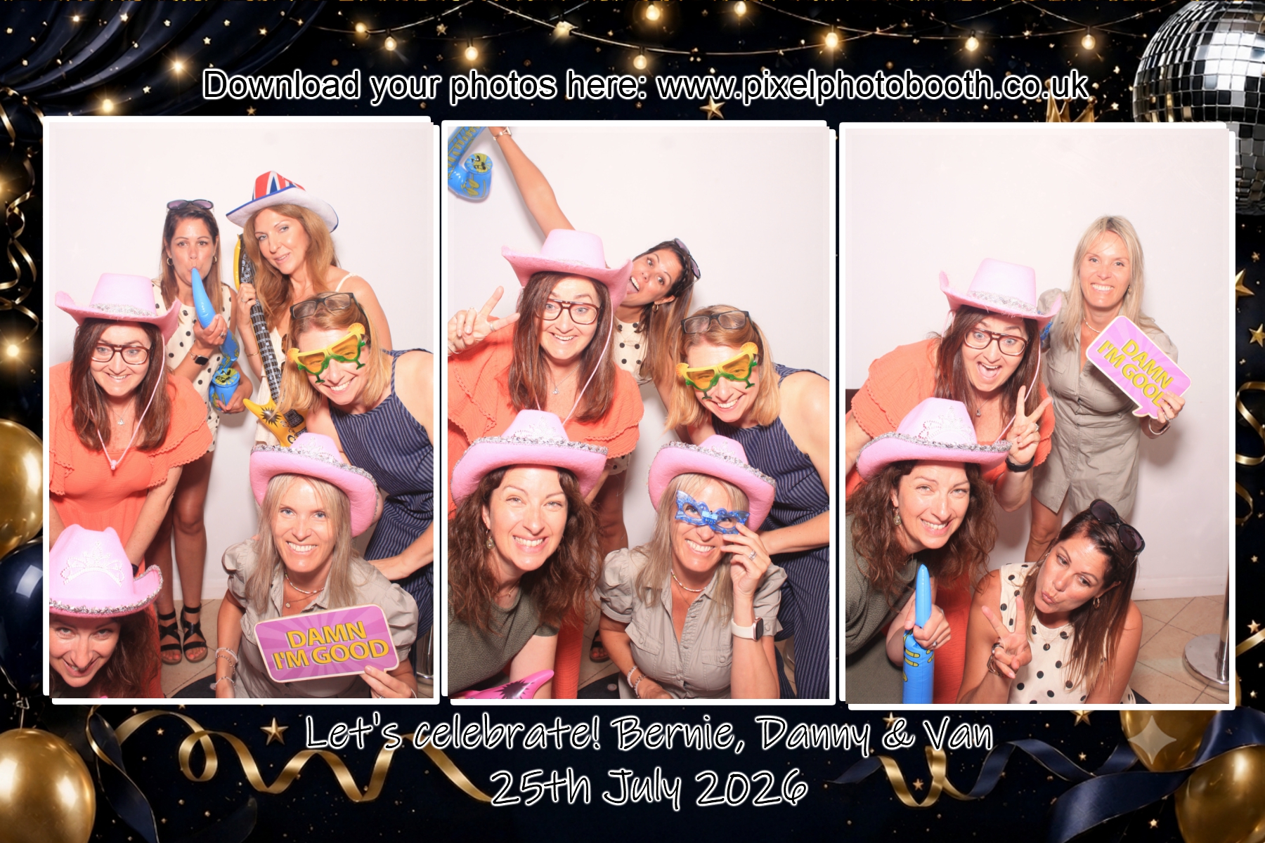 25th July 2026: Bernie, Danny & Van