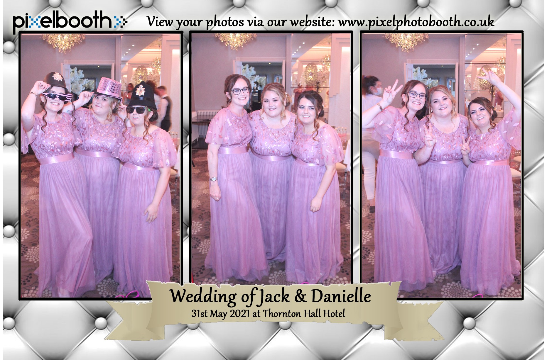 31st May 2021: Jack and Danielle's Wedding at Thornton Hall