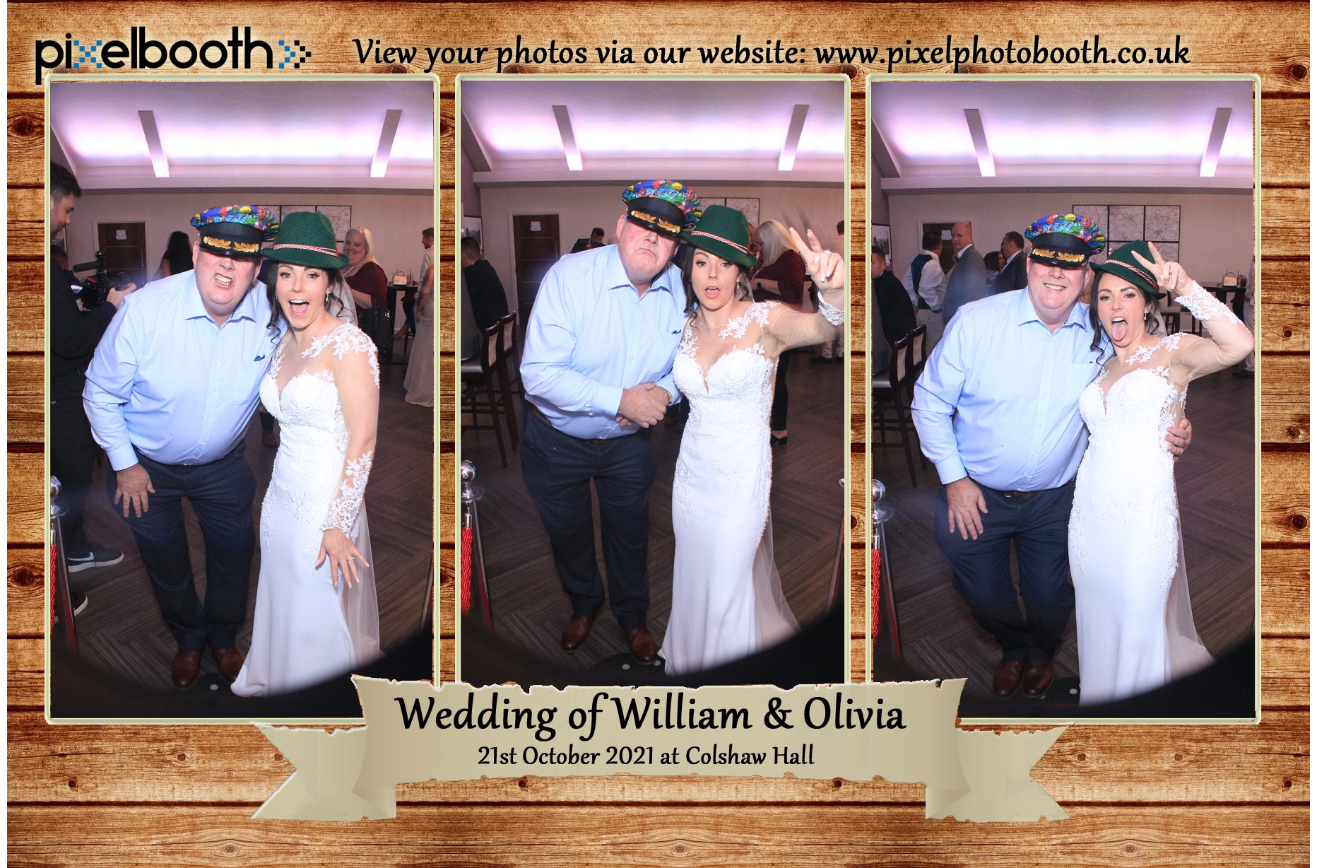 21st Oct 2021: Olivia and William's Wedding at Colshaw Hall