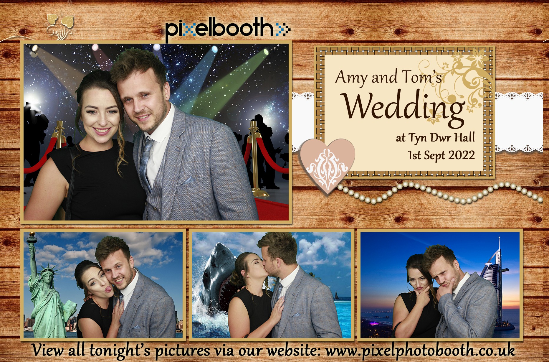 1st Sept 2022: Amy and Tom's Wedding at Tyn Dwr Hall