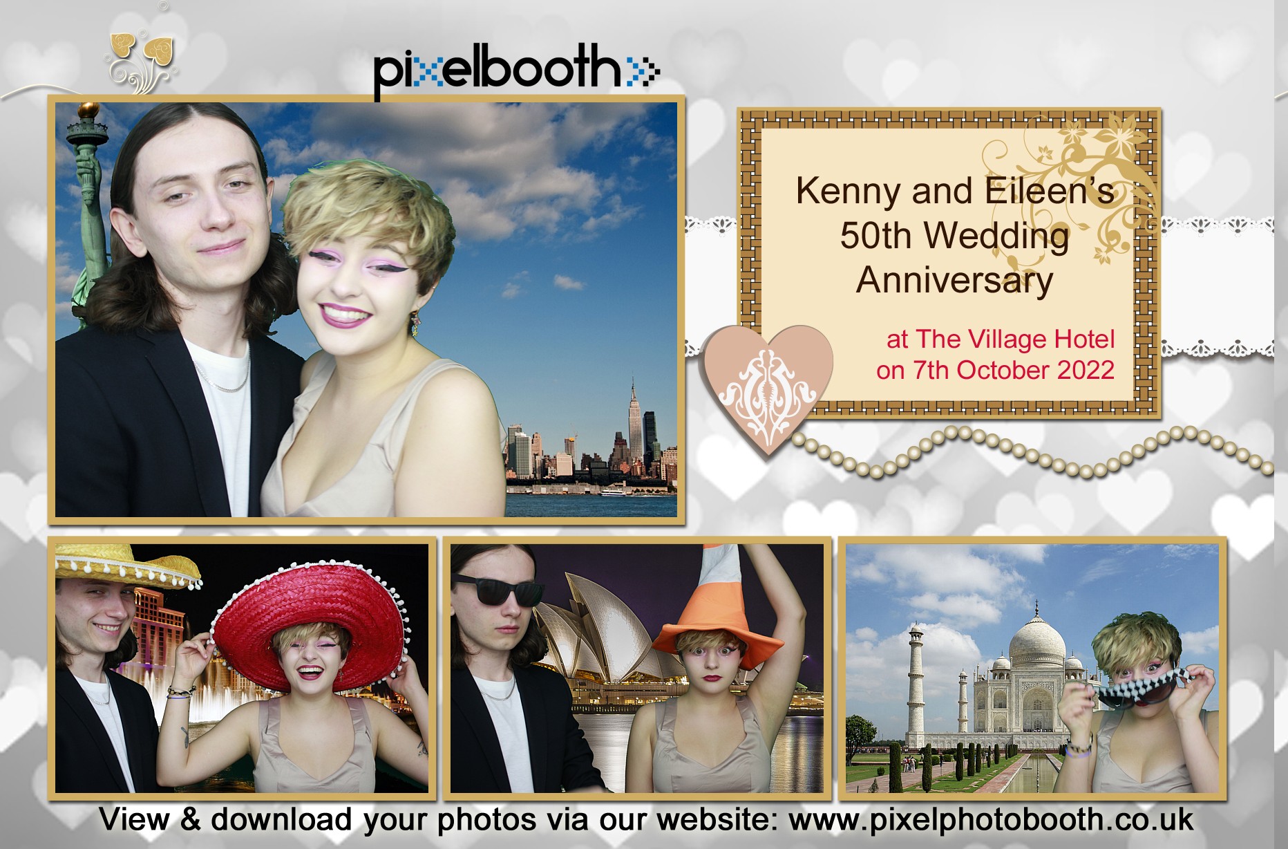 7th Oct 2022: Kenny and Eileen's 50th Wedding Anniversary at The Village Hotel in Bromborough