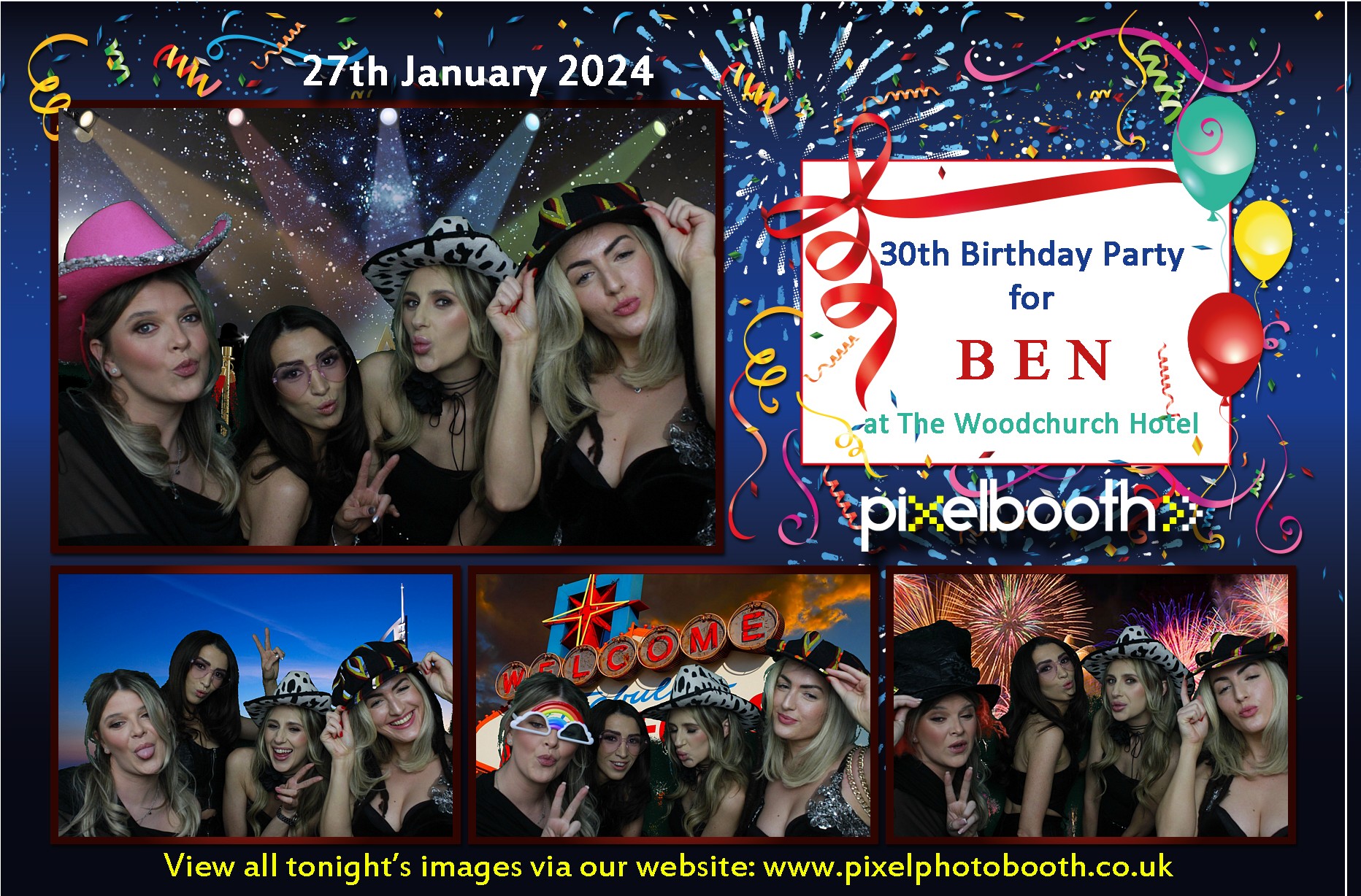 27th Jan 2024: 30th for Ben at The Woodchurch Hotel