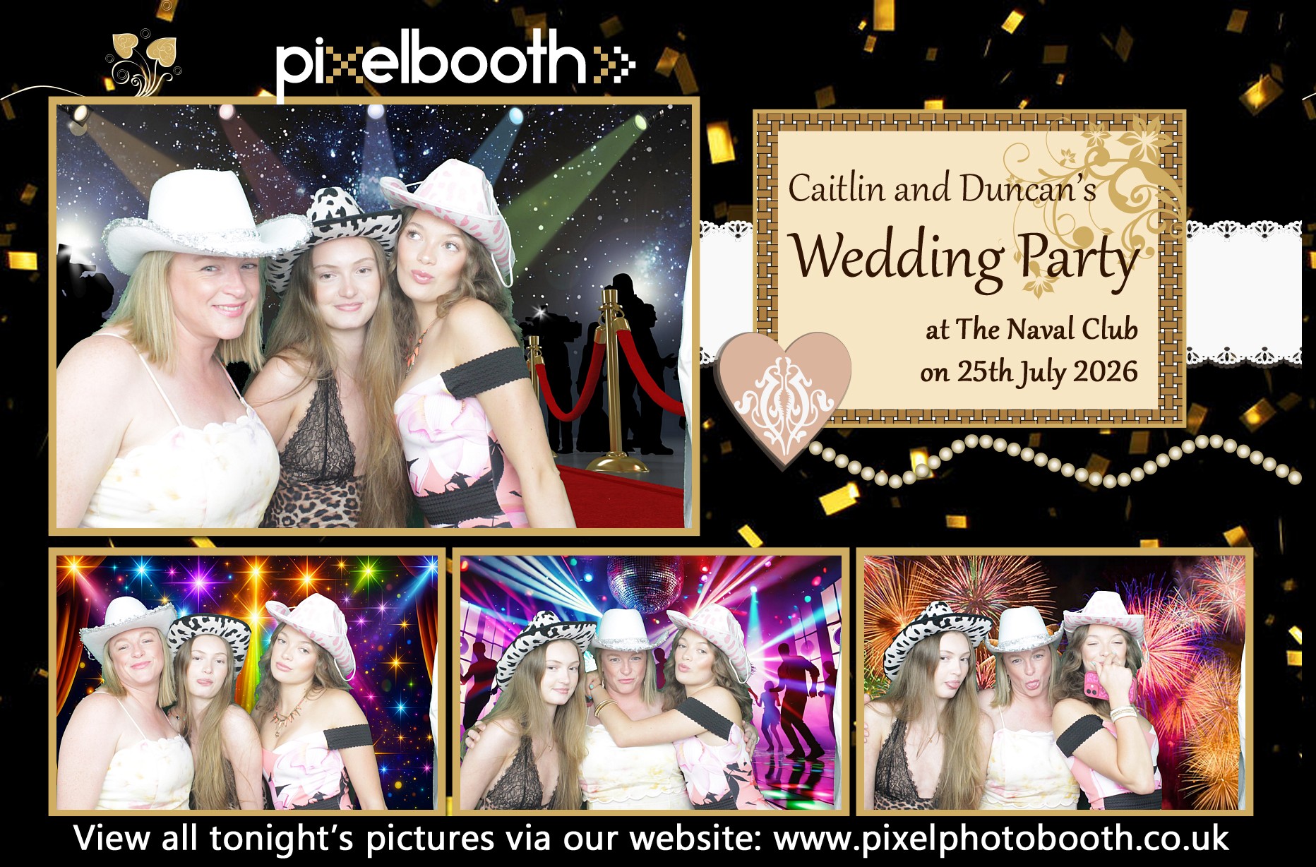 25th July 2026: Caitlin and Duncan's Wedding Party