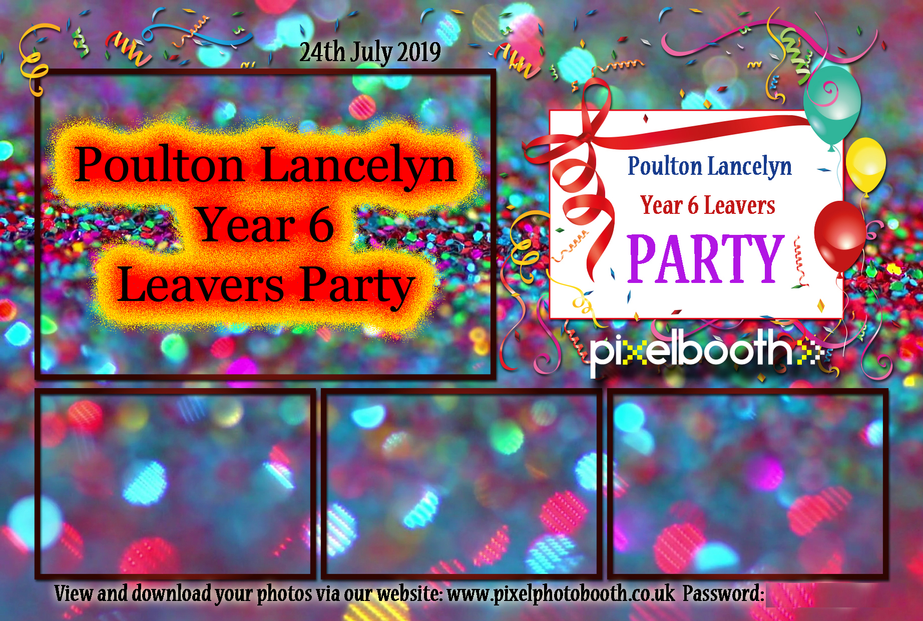 24th July 2019: Poulton Lancelyn Year 6 Leavers Party at The Village Hotel