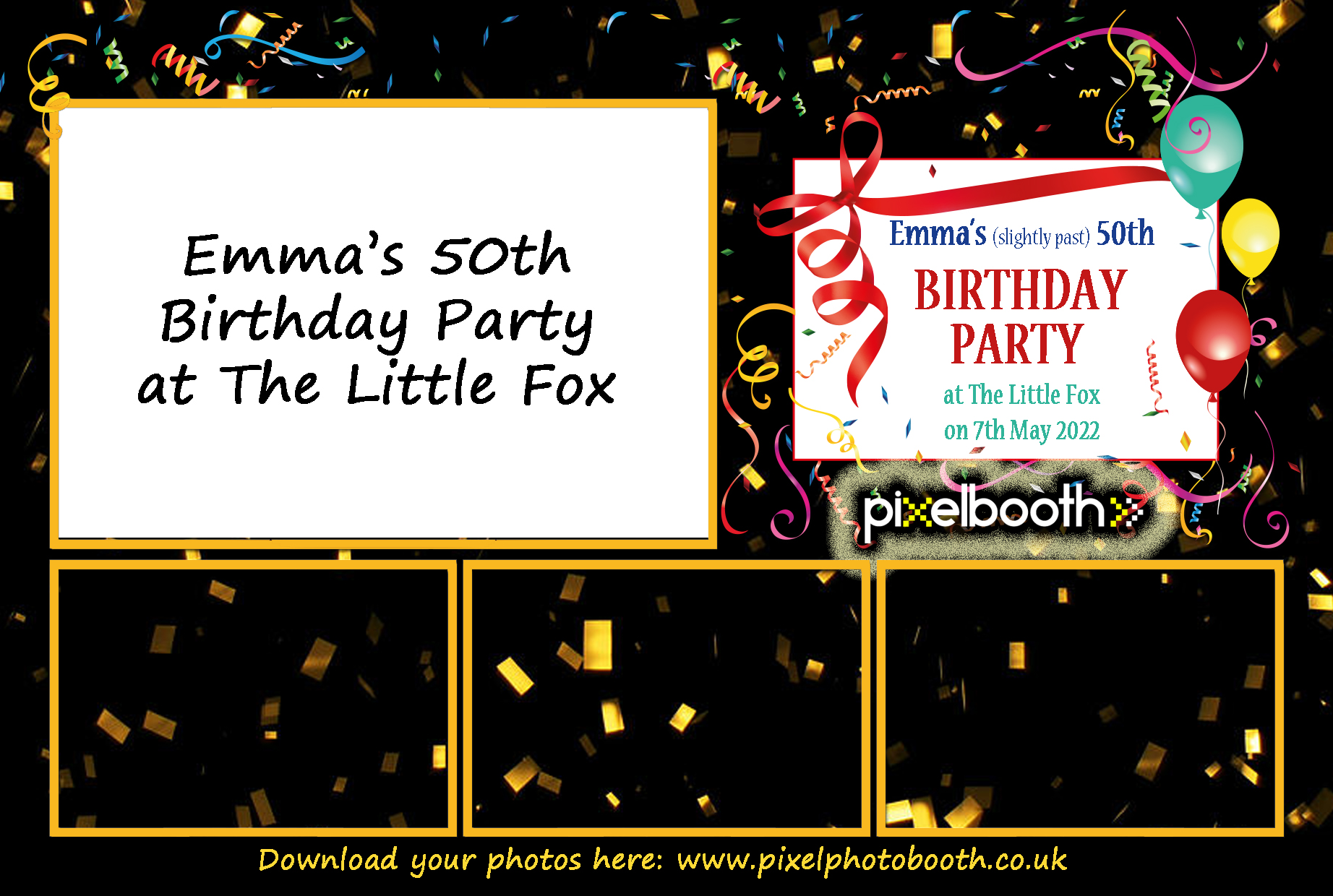 7th May 2022: Emma's 50th Birthday Party at The Little Fox